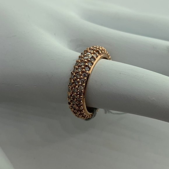 10kt Rose Gold and Diamond Women's Ring - Picture 2 of 6